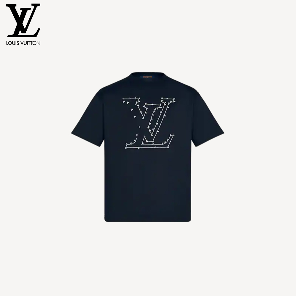 極美品】LOUIS VUITTON LVステッチプリントTシャツ Lサイズ - シャツ